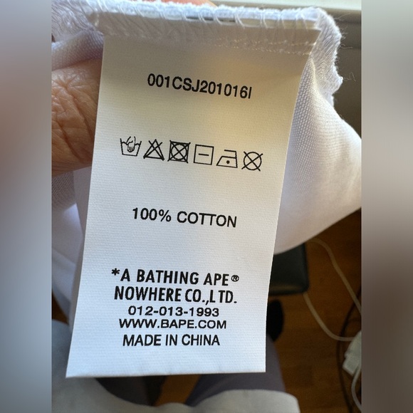 NWT【Bape】MULTI LOGO BIG APE HEAD RELAXED FIT TEE Mens XL - Picture 13 of 14